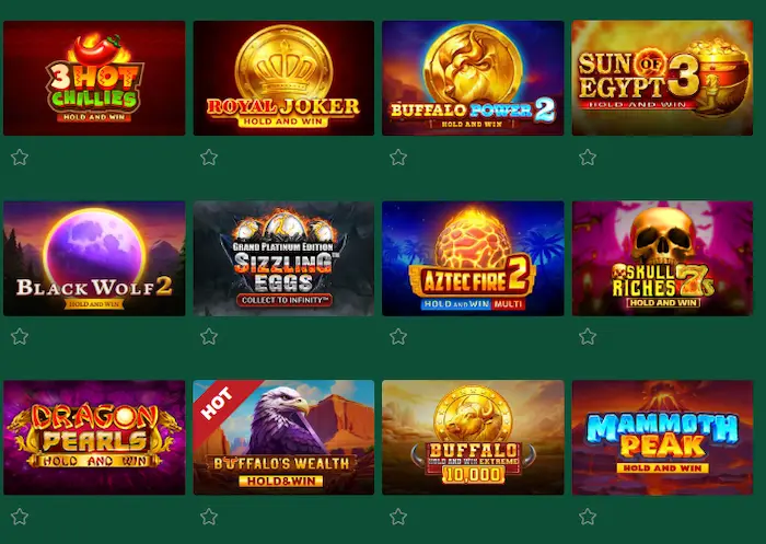 Mate Casino games